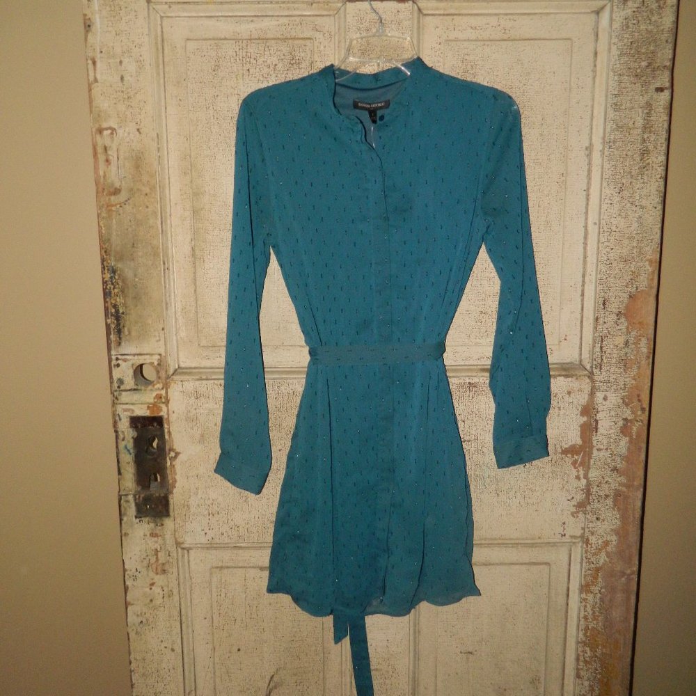 Banana Republic Button Front Shirt Dress Size 2 NWT (Z-39)